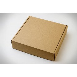 Самозбірна коробка з гофрокартону 200*200*50 бура 