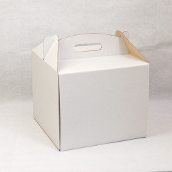 Коробка для торту чи пирога 300*300*250  Біла