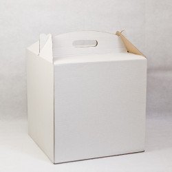 Коробка для торту чи караваю 350*350*350 Біла