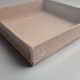 Коробка для пряников и печенья с прозрачной крышкой Крафт 150*150*30 