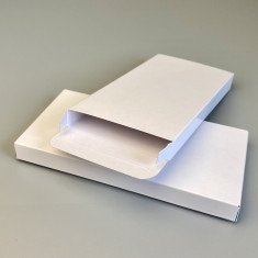 Коробка під плитку шоколаду 160*80*15 біла