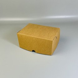 Коробка-контейнер для десертів і капкейків 180*120*80 Крафт