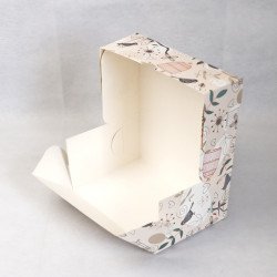 Коробка для десертів і капкейків Пташки/ Ланч бокс Пташки 180*120*80 