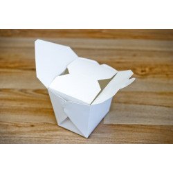 Коробка для лапші 90*75*60 Біла 500/300г 