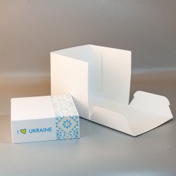 Коробка для бенто-торту або подарункова 160*160*160 Україна