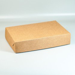 Коробка для зефіру, еклерів, пончиків, моті, суші 300*200*60 Крафт