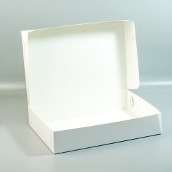 Коробка для зефіру, еклерів, моті, пончиків, суші 300*200*60 Белая 