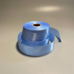 Стрічка атласна Блакитна, 2,5 см, 23 метра