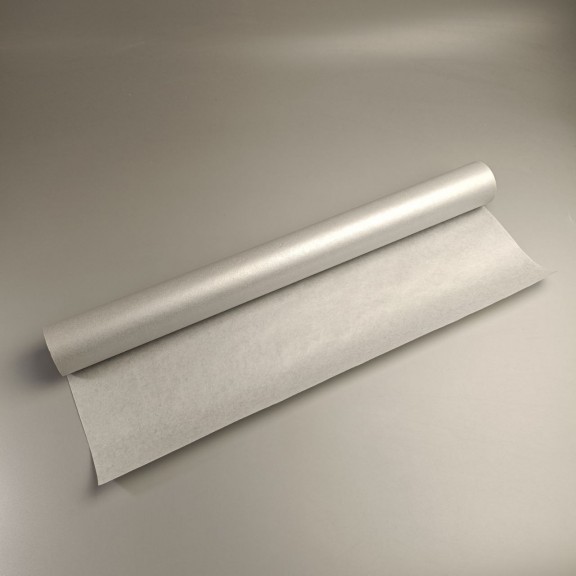 фото Папірусний папір Тішью Срібло, 50 см*14 м