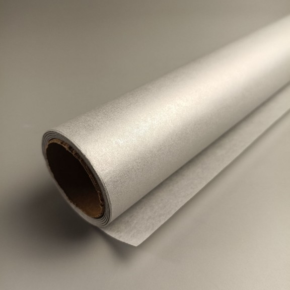 фото Папірусний папір Тішью Срібло, 50 см*14 м