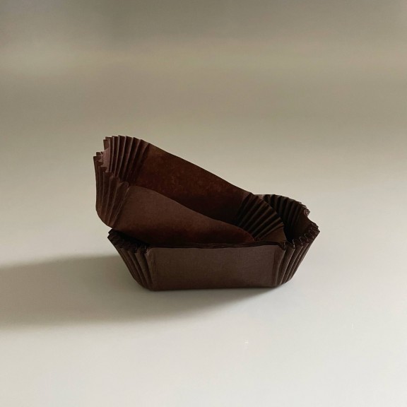 фото Паперова форма для еклеру шоколадна 80/35*30 (100 шт)