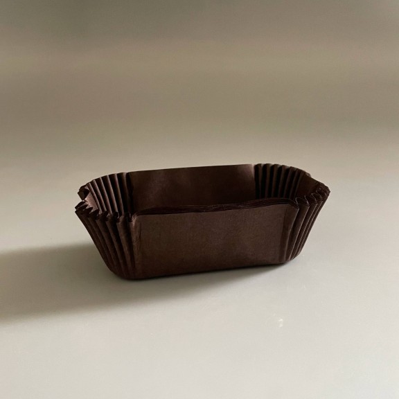фото Паперова форма для еклеру шоколадна 80/35*30 (100 шт)