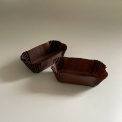 Паперова форма для еклеру шоколадна 80/35*30 (100 шт)
