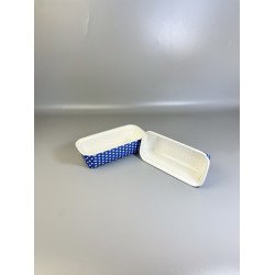 Паперова форма для кексів Plumpy Горох синя 158/54x50мм