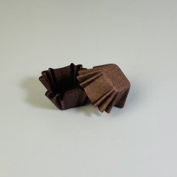 Паперова форма для цукерок коричнева 20*20 (100 шт)