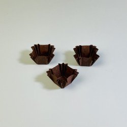 Паперова форма для цукерок коричнева 20*20 (100 шт)