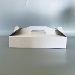 Коробка для торту, пирога, тістечок і чізкейку 300*200*60 з ручкою