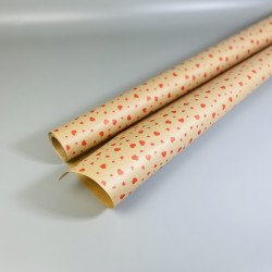 Крафт-папір Сердечка 62 см*7 м