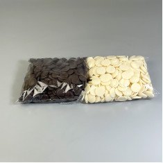 Кондитерська глазур Сатіна Вайт (фасовка 0,5 кг)