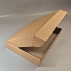 Самозборная коробка с гофрокартона 340*240*50 бурая
