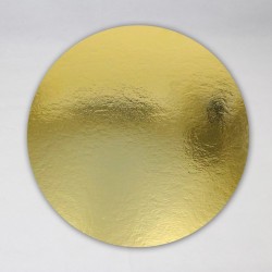 Підкладка під торт 0,7 мм Д220, золото/срібло