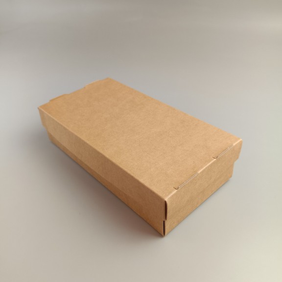 фото Коробка для суші Крафт з внутрішньою ламінацією 200*150*50 мм