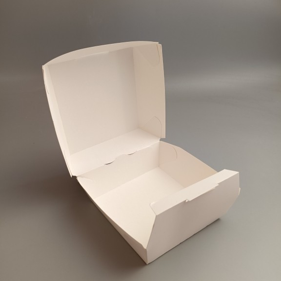 фото Коробка для бургера Біла  120*120*90 мм