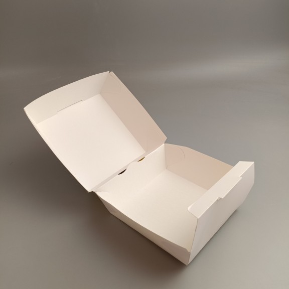 фото Коробка для бургера Біла  120*120*90 мм