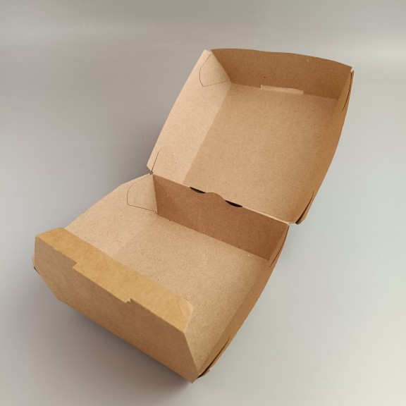 фото Коробка для бургера Крафт  120*120*90 мм