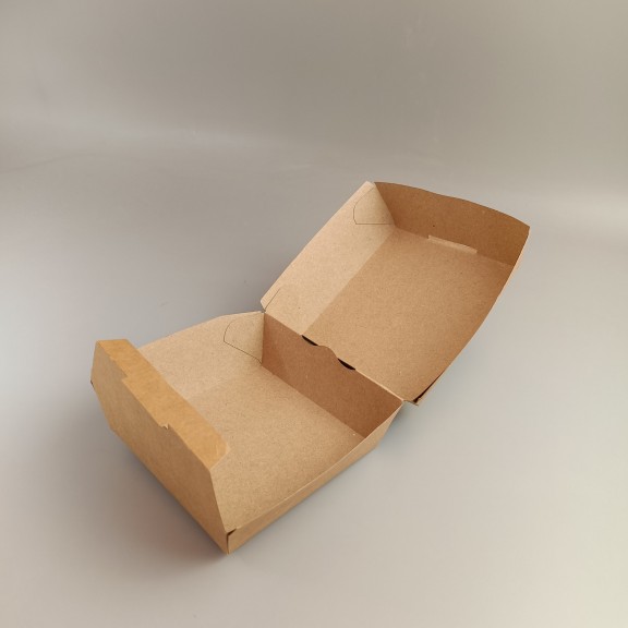 фото Коробка для бургера Крафт  120*120*90 мм