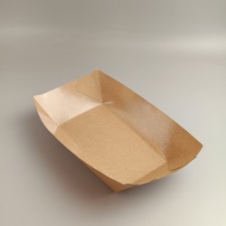 Тарілка-човник Крафт 205*125*55 мм (1000 мл)