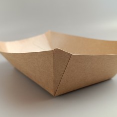 Тарілка-човник Крафт 225*135*60 мм (1300 мл)