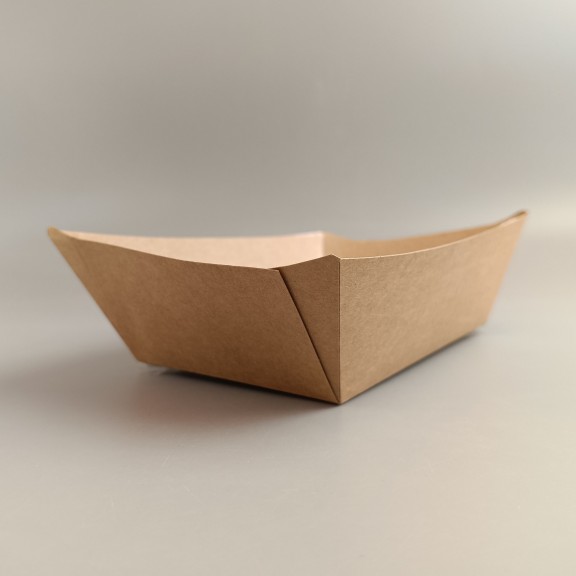 фото Тарілка-човник Крафт 225*135*60 мм (1300 мл)