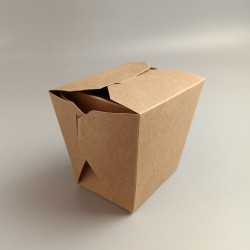 Коробка для WOK та Лапші Крафт 90*75*60 мм (500 мл / 300г)