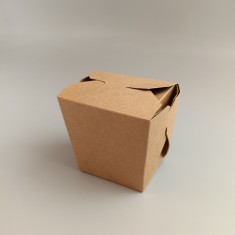 Коробка для WOK та Лапші Крафт 90*75*60 мм (500 мл / 300г)