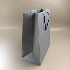 Пакет паперовий Блакитний 320*260*140 мм, 200 г/м²