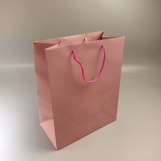 Пакет паперовий Рожевий 320*260*140 мм, 200 г/м²