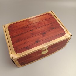 Подарункова коробка Скриня пірата 240*170*100 з друком ззовні і всередині