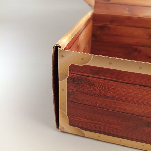 фото Подарункова коробка Скриня пірата 240*170*100 з друком ззовні і всередині