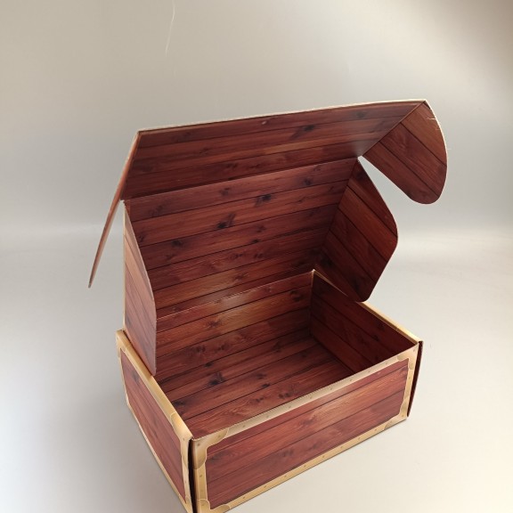 фото Подарункова коробка Скриня пірата 240*170*100 з друком ззовні і всередині