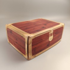 Подарункова коробка Скриня пірата 240*170*100 з друком ззовні і всередині