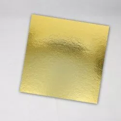 Підложка під торт 1 мм 300*300, золото-срібло