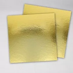 Підложка під торт 1 мм 300*300, золото-срібло